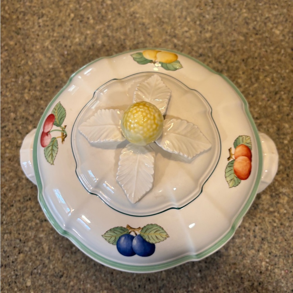 Villeroy & Boch Fruit Design Ceramic Dish